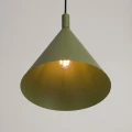 Lampa wisząca NOX 25 zielona oliwka zwis SL.2525 SOLLUX LIGHTING