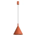 Lampa wisząca NOX 25 ochra czerwona zwis SL.2526 SOLLUX LIGHTING