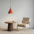 Lampa wisząca NOX 25 ochra czerwona zwis SL.2526 SOLLUX LIGHTING