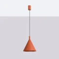 Lampa wisząca NOX 25 ochra czerwona zwis SL.2526 SOLLUX LIGHTING
