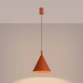 Lampa wisząca NOX 25 ochra czerwona zwis SL.2526 SOLLUX LIGHTING