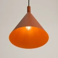 Lampa wisząca NOX 25 ochra czerwona zwis SL.2526 SOLLUX LIGHTING