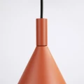 Lampa wisząca NOX 25 ochra czerwona zwis SL.2526 SOLLUX LIGHTING