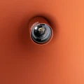 Lampa wisząca NOX 25 ochra czerwona zwis SL.2526 SOLLUX LIGHTING