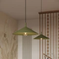 Lampa wisząca NOX 40 zielona oliwka zwis SL.2540 SOLLUX LIGHTING