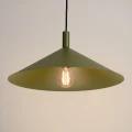 Lampa wisząca NOX 40 zielona oliwka zwis SL.2540 SOLLUX LIGHTING