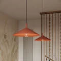 Lampa wisząca NOX 40 ochra czerwona zwis SL.2541 SOLLUX LIGHTING