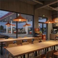 Lampa wisząca NOX 40 ochra czerwona zwis SL.2541 SOLLUX LIGHTING