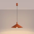 Lampa wisząca NOX 40 ochra czerwona zwis SL.2541 SOLLUX LIGHTING