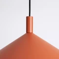 Lampa wisząca NOX 40 ochra czerwona zwis SL.2541 SOLLUX LIGHTING