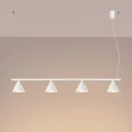 Lampa wisząca NOX 4L biała żyrandol SL.2551 SOLLUX LIGHTING