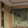 Lampa wisząca NOX 4L czarna żyrandol SL.2552 SOLLUX LIGHTING