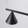 Lampa wisząca NOX 4L czarna żyrandol SL.2552 SOLLUX LIGHTING