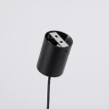 Lampa wisząca NOX 4L czarna żyrandol SL.2552 SOLLUX LIGHTING