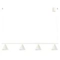 Lampa wisząca NOX 4L beżowa żyrandol SL.2554 SOLLUX LIGHTING