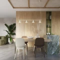 Lampa wisząca NOX 4L beżowa żyrandol SL.2554 SOLLUX LIGHTING