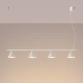 Lampa wisząca NOX 4L beżowa żyrandol SL.2554 SOLLUX LIGHTING