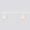 Lampa wisząca NOX 4L beżowa żyrandol SL.2554 SOLLUX LIGHTING