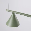 Lampa wisząca NOX 4L zielona oliwka żyrandol SL.2555 SOLLUX LIGHTING