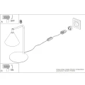 Lampa biurkowa NOX beżowa lampka biurkowa SL.2569 SOLLUX LIGHTING