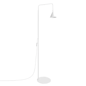 Lampa podłogowa NOX biała lampa stojąca SL.2581 SOLLUX LIGHTING