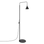 Lampa podłogowa NOX czarna lampa stojąca SL.2582 SOLLUX LIGHTING