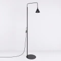 Lampa podłogowa NOX czarna lampa stojąca SL.2582 SOLLUX LIGHTING