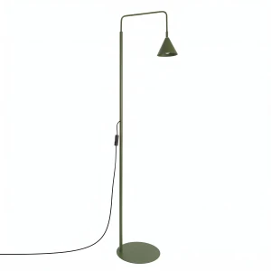 Lampa podłogowa NOX zielona oliwka lampa stojąca SL.2585 SOLLUX LIGHTING