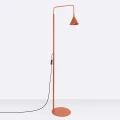 Lampa podłogowa NOX ochra czerwona lampa stojąca SL.2586 SOLLUX LIGHTING