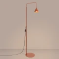 Lampa podłogowa NOX ochra czerwona lampa stojąca SL.2586 SOLLUX LIGHTING
