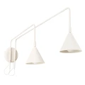 Lampa ścienna NOX 2 beżowy z włącznikiem kinkiet SL.2509 SOLLUX LIGHTING