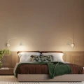 Lampa ścienna NOX 2 beżowy z włącznikiem kinkiet SL.2509 SOLLUX LIGHTING