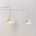 Lampa ścienna NOX 2 beżowy z włącznikiem kinkiet SL.2509 SOLLUX LIGHTING