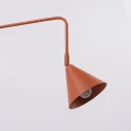 Lampa ścienna NOX 2 ochra czerwona z włącznikiem kinkiet SL.2511 SOLLUX LIGHTING