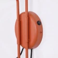 Lampa ścienna NOX 2 ochra czerwona z włącznikiem kinkiet SL.2511 SOLLUX LIGHTING