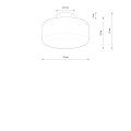 Plafon , lampa sufitowa Malindi B 12255