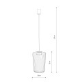 Lampa wisząca KENAI B UMBRA GRAY 12224 NOWODVORSKI