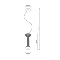 Lampa wisząca AERIS dymny zwis LP-2137/1P SM LIGHT PRESTIGE