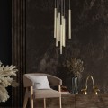 Lampa wisząca LUNGO 7 złoty zwis LP-894/7P GD LIGHT PRESTIGE