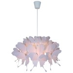 Lampa wisząca FARFALLA różowy zwis LP-MD088-3439A/1P RÓŻOWY LIGHT PRESTIGE