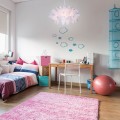 Lampa wisząca FARFALLA różowy zwis LP-MD088-3439A/1P RÓŻOWY LIGHT PRESTIGE