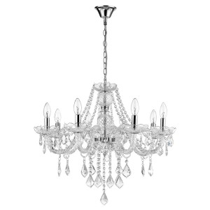 Lampa wisząca CRISTALLO transparentny zwis LP-2940/8P LIGHT PRESTIGE