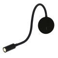 Kinkiet czarny led ruchomy Senise 60cm elastyczny LP-2021/1W BK