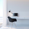 Kinkiet czarny led ruchomy Senise 60cm elastyczny LP-2021/1W BK