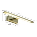 Lampa do łazienki nad lustro Isla kinkiet złoty średni IP44 GS-LWB-12W GOLD CCT
