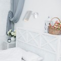 Lampa natynkowa Futuro 1 kinkiet biały LP-17001/1W WH