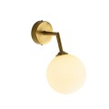 Lampa ścienna Dorado kinkiet ścienny złoty klosz kula LP-002/1W