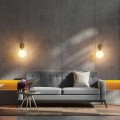Lampa ścienna Dorado kinkiet ścienny złoty klosz kula LP-002/1W