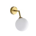 Lampa ścienna Dorado kinkiet ścienny złoty klosz kula LP-002/1W