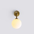 Lampa ścienna Dorado kinkiet ścienny złoty klosz kula LP-002/1W